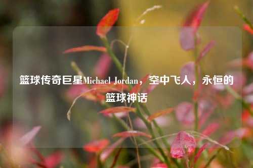 篮球传奇巨星Michael Jordan，空中飞人，永恒的篮球神话